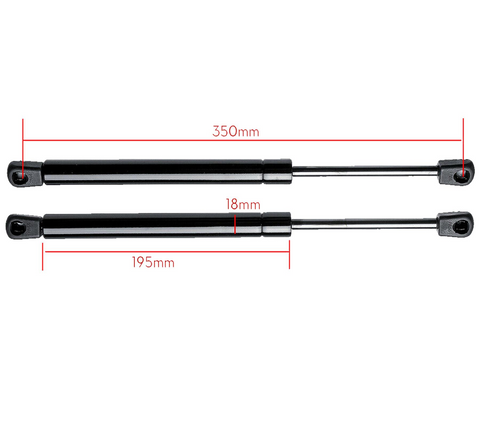 X2 Rear Left Right Tailgate Boot Trunk Gas Strut For Peugeot 207 Wa Wc (06-12) 8731L7