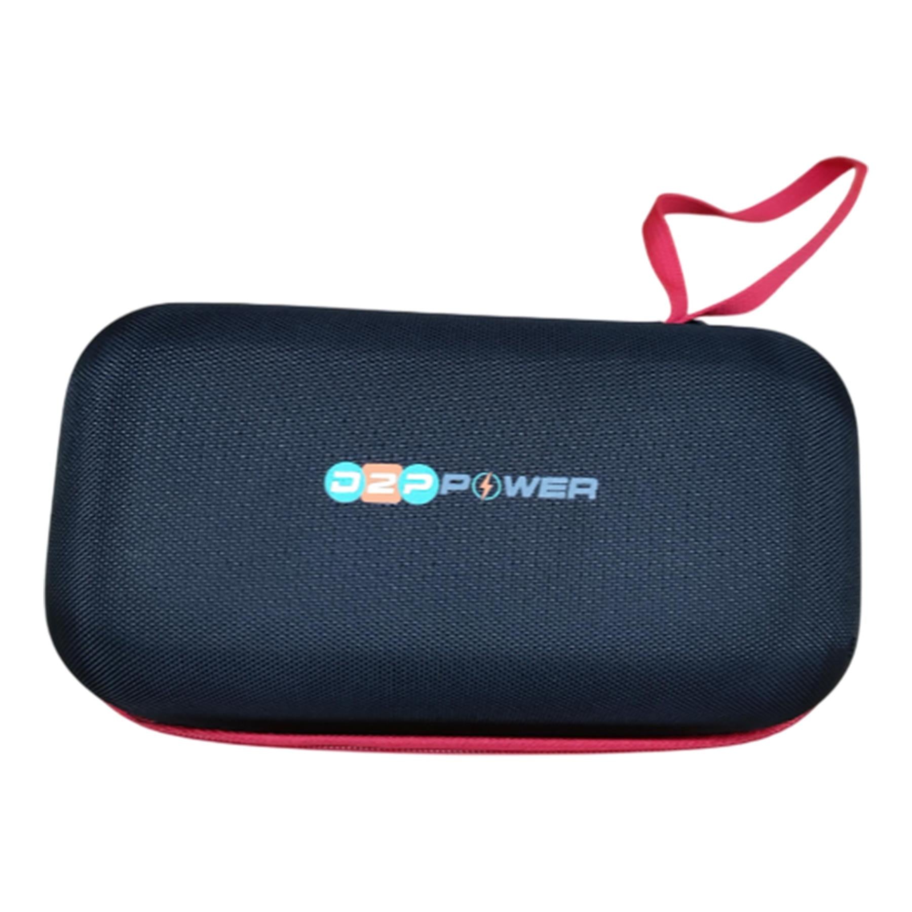 Portable jump starter with USB charging ports