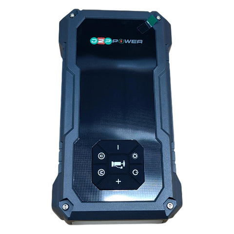 Portable car jump starter with air compressor