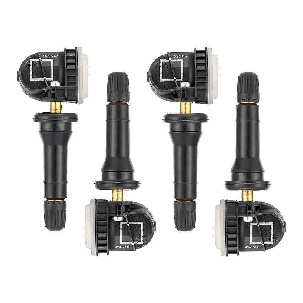 4x TPMS Tyre Pressure Sensor for Ford: B-Max, C-Max, Ecosport, Fiesta, Focus, Grand C-Max, Ka+, Kuga, Mondeo, Tourneo Connect / Grand Tourneo Connect, Tourneo Courier, Transit Connect, Transit Courier