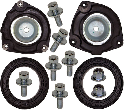 Pair Of Front Suspension Top Strut Mount & Bearing For Nissan Micra, Cube, Note, Tiida & Renault Clio, Modus, Zoe