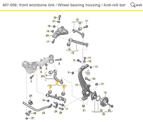 Front Suspension Wishbones Track Control Arm Arms Kit For Audi: A6, A6 Allroad