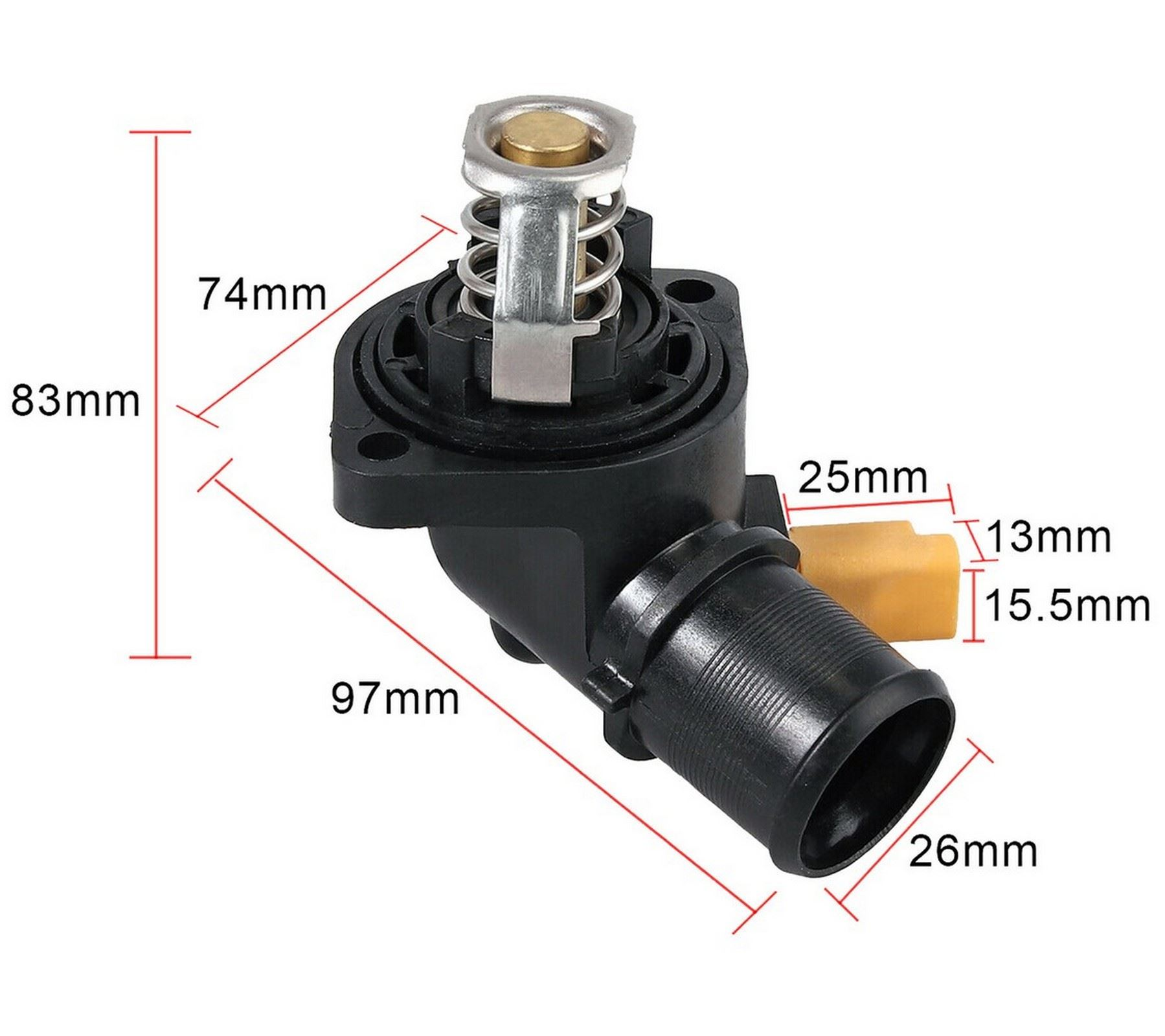 Engine Coolant Thermostat with Housing for Citroën, Fiat & Peugeot 1.4 – 1336Z2