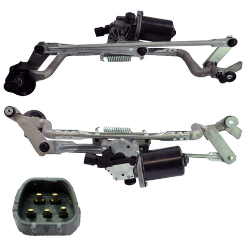 Front Windscreen Wiper Motor With Linkage for Lexus: HS, Toyota: Prius, Sai
