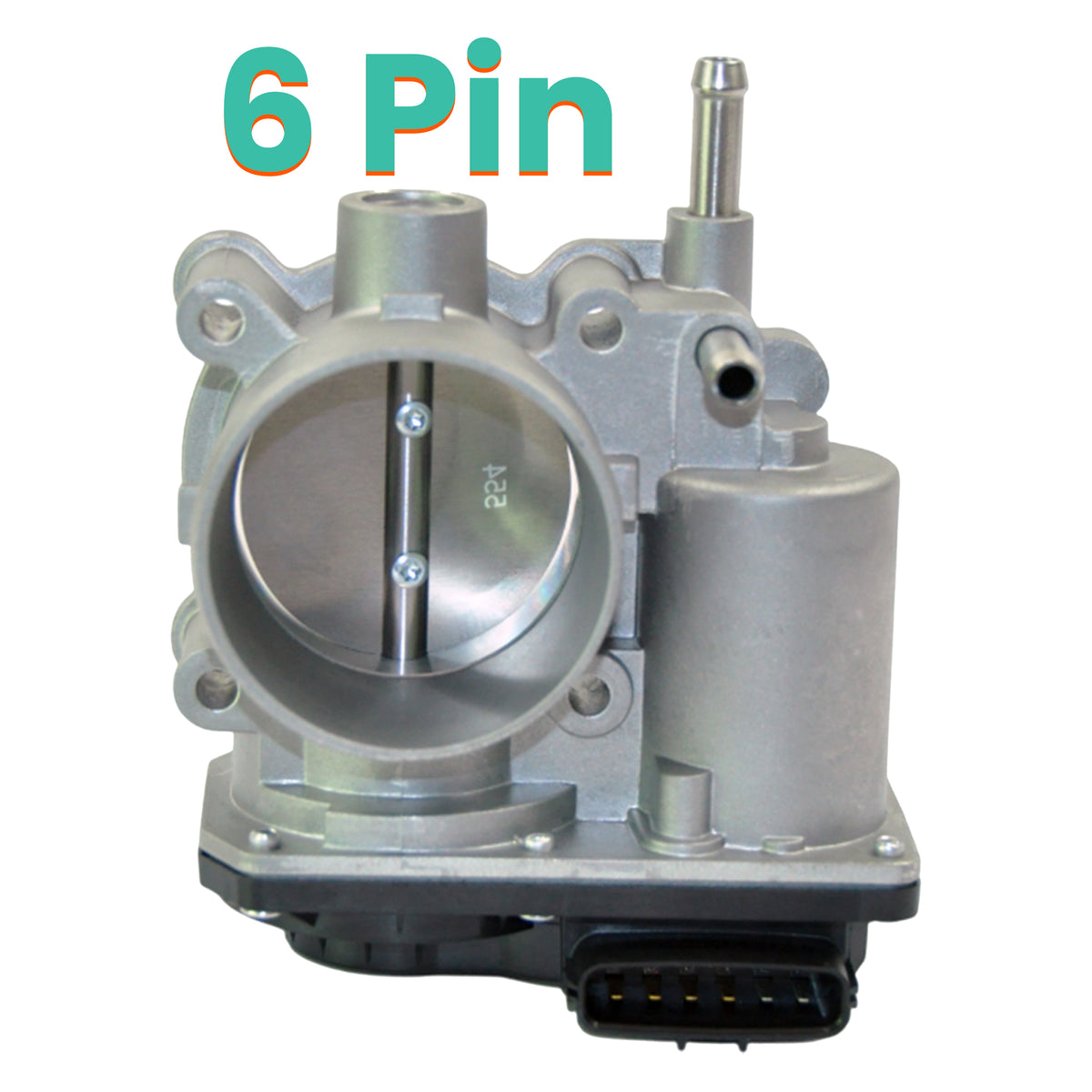 Toyota 22030‑0T080 Throttle Body Front View