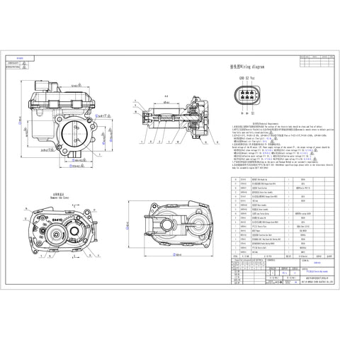 Electronic Throttle Body Assembly for VW Audi SEAT Škoda 1.0 TSI – OEM 05C133062A