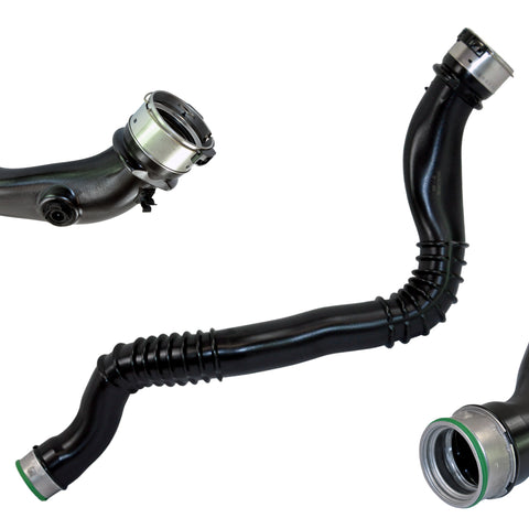 Close up of BMW 11617797483 turbo intercooler hose connection