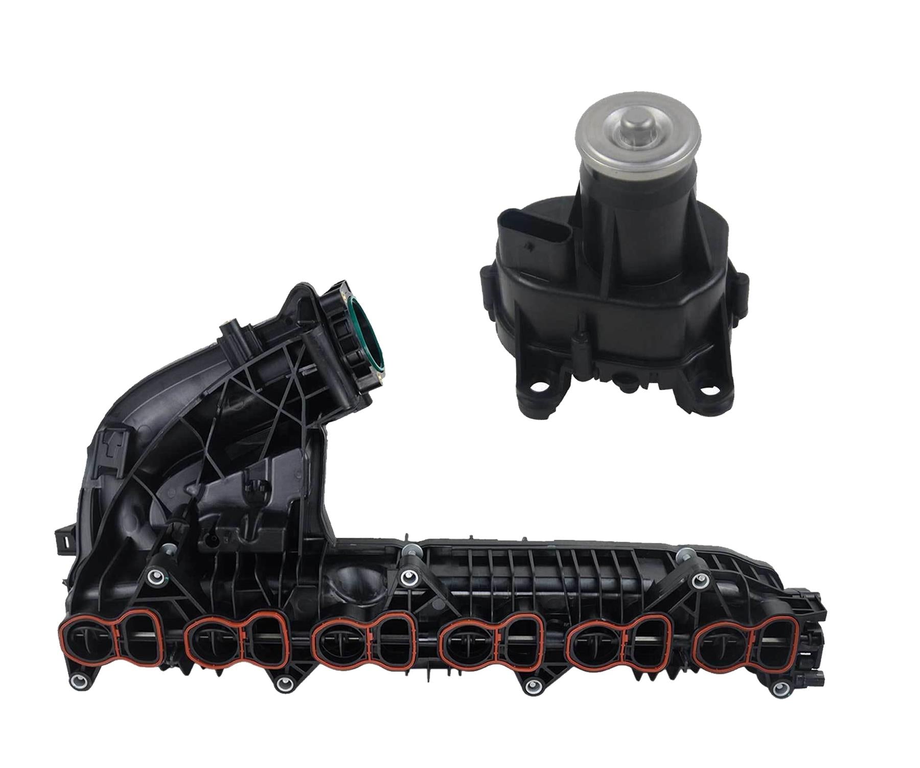 BMW swirl flap control mechanism inside inlet manifold