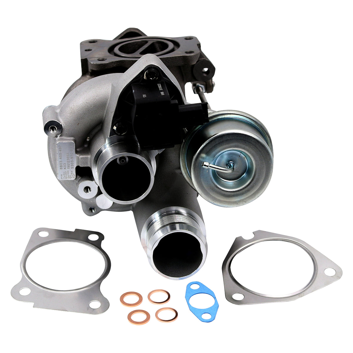 Turbocharger for Mini Cooper S R55 R56 R57 1.6L N14 2006-2010 - OE 11657595351 53039880163 - Twin-Scroll