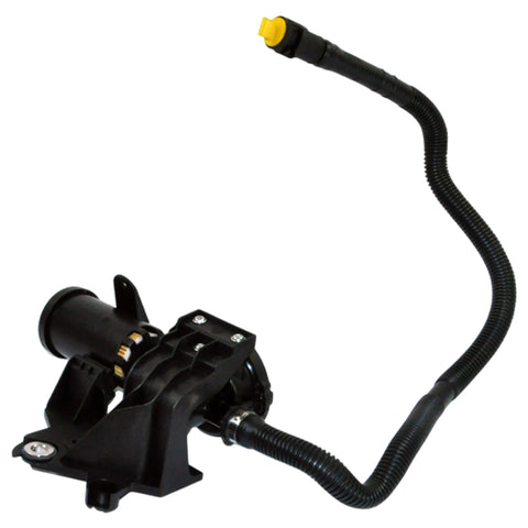 BMW fuel vapor canister hose detail of joint and clamp