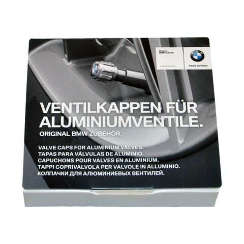 Genuine Bmw 4x Wheel Tyre Air Valve Caps For X1-x7 F20 F87 F45 F30 Z4 G14 36122447401