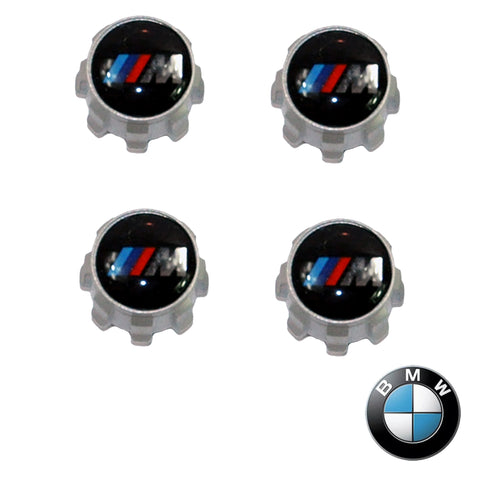 Genuine Aluminium Pack of 4 TPMS Tyre Valve Caps FOR BMW Series X1-X7 F20 F87 F45 F30 36122447402