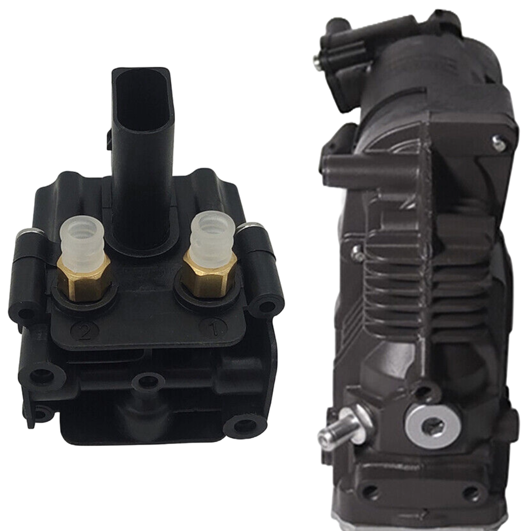 Complete air suspension pump unit including valve block for BMW E70 E71 E72