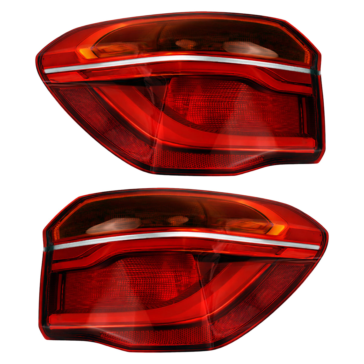 Rear Outer LED Tail Lights Brake Lamps Left & Right Pair for BMW X1 F48 (2015-2019)
