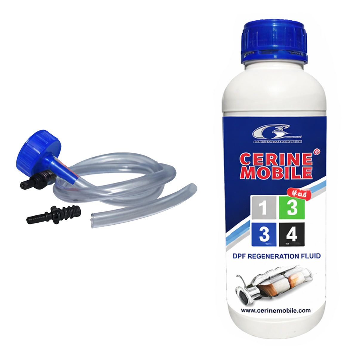1L DPF Additive Fluid Refill Kit for Citroen & Peugeot Diesel Engines
