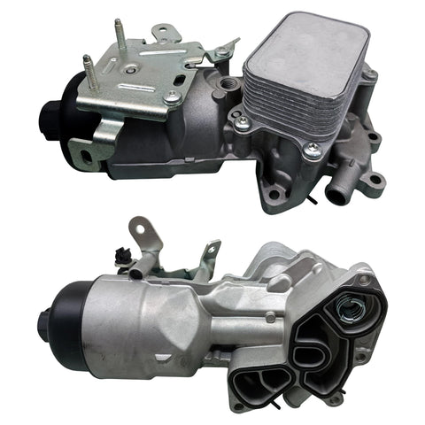 Engine oil cooler housing unit for multiple Citroën Peugeot Opel models