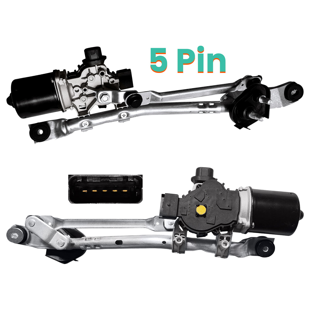 Front Wiper Motor & Linkage Assembly for Peugeot 108 Citroen C1 Toyota Aygo 2014-2021 - OE B000779680