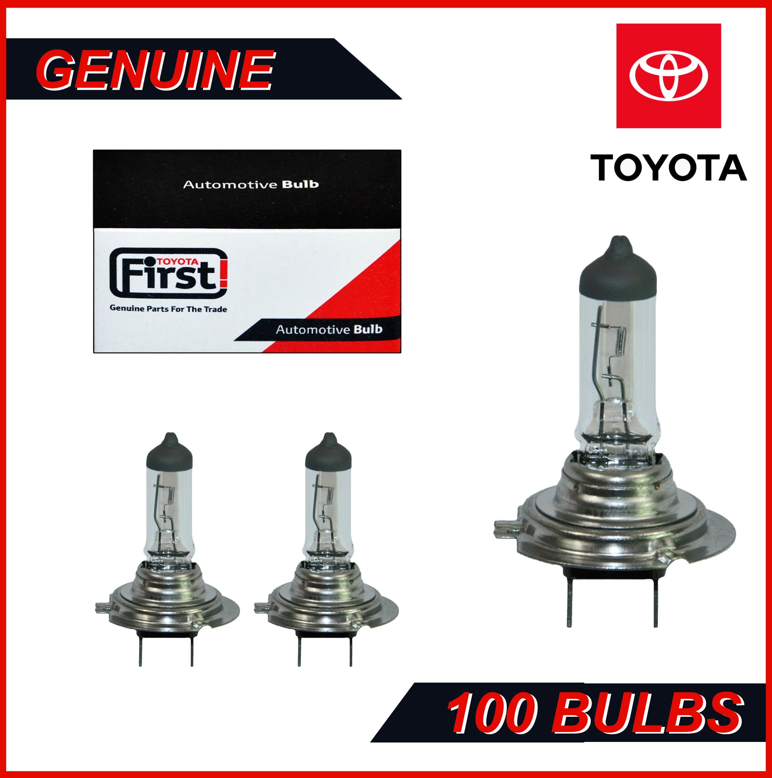OEM Toyota H7 halogen bulb