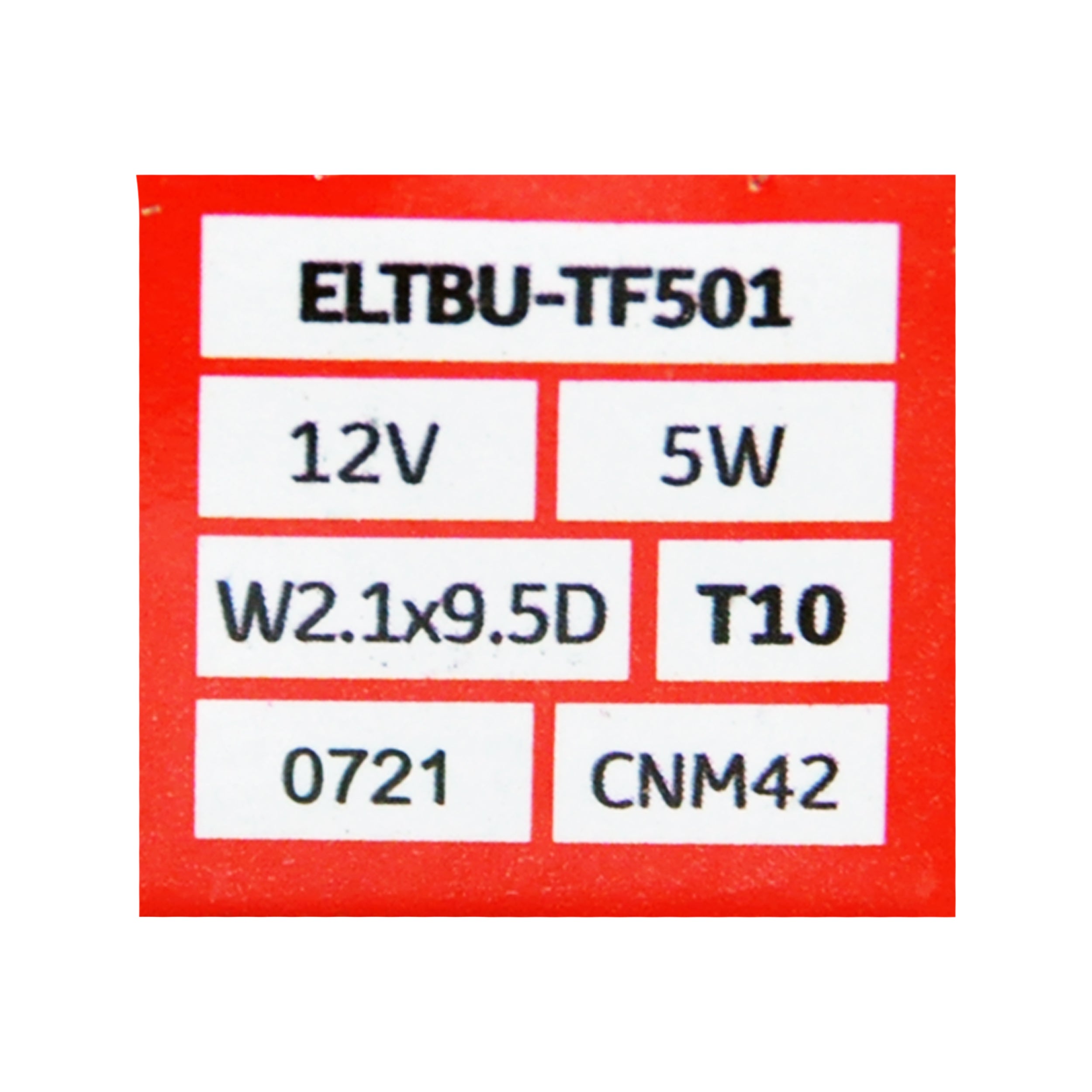 car number plate light bulb 12V