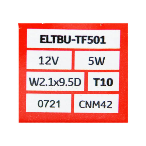 car number plate light bulb 12V