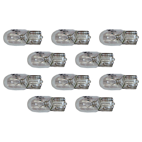 capless W5W bulb for parking lights12V sidelight bulb 5W pack of 100