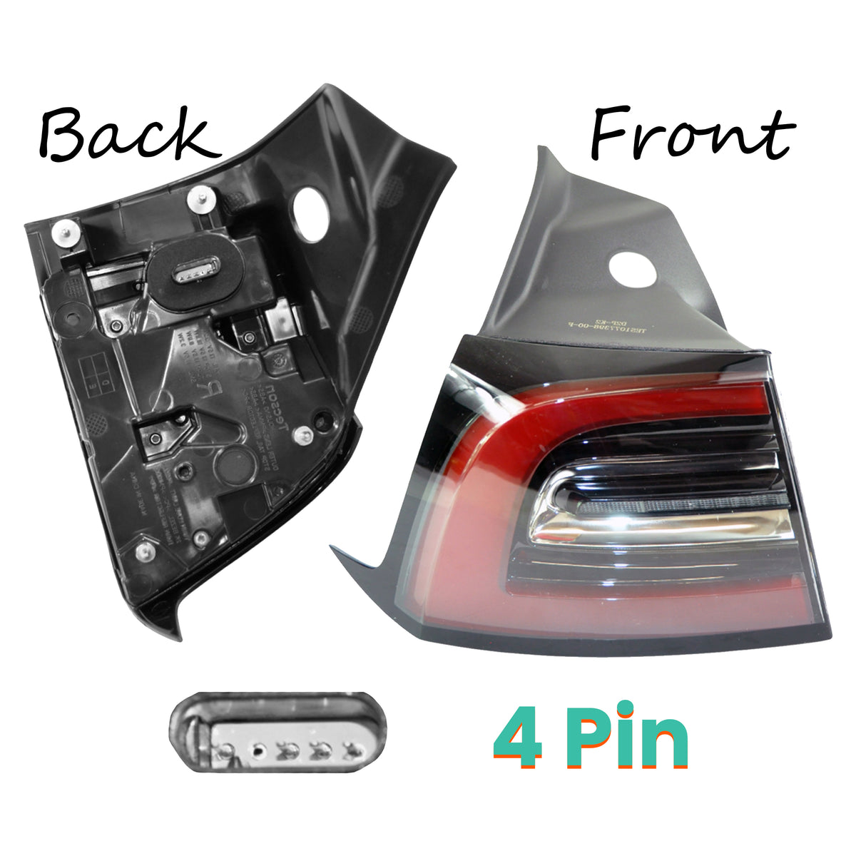 Rear Right Driver Side Outer Tail Light Brake Lamp For Tesla Model 3 Y 2017-ON