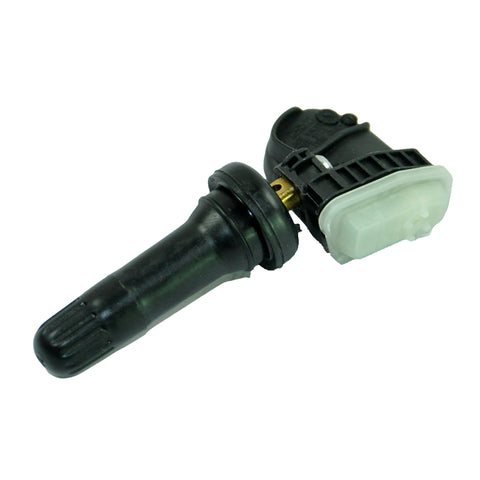 Close-up of the TPMS sensor with metal valve stem for Ford Kuga and Mondeo