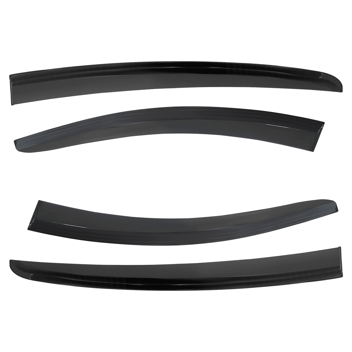 4pcs Of Front & Rear Wind Deflectors for Ford: Focus 2018- HB 5D/ SEDAN