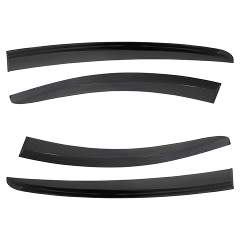 4pcs Of Front & Rear Wind Deflectors for Ford: Focus 2018- HB 5D/ SEDAN