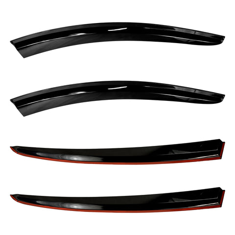 4pcs Of Front & Rear Wind Deflectors for Ford: Focus 2018- HB 5D/ SEDAN