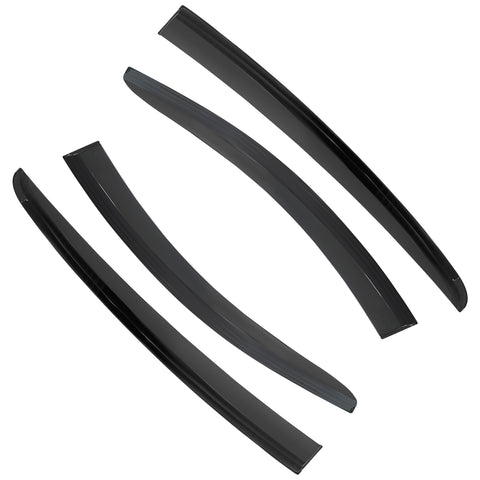4pcs Of Front & Rear Wind Deflectors for Ford: Focus 2018- HB 5D/ SEDAN