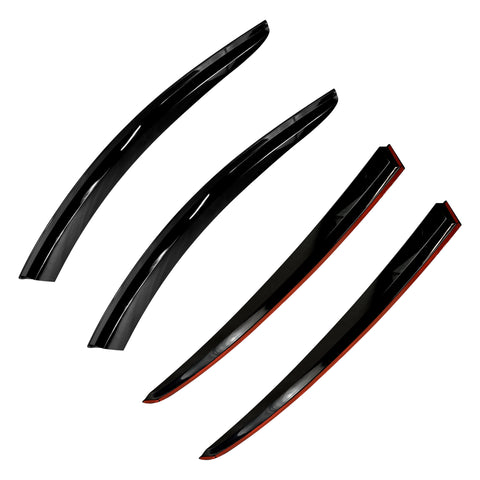 4pcs Of Front & Rear Wind Deflectors for Ford: Focus 2018- HB 5D/ SEDAN