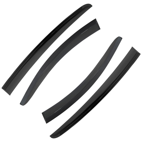 4pcs Of Front & Rear Wind Deflectors for Ford: Focus 2018- HB 5D/ SEDAN