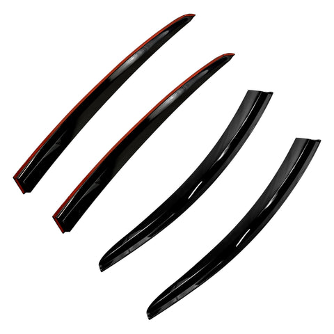 4pcs Of Front & Rear Wind Deflectors for Ford: Focus 2018- HB 5D/ SEDAN