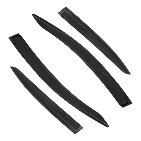 4pcs Front And Rear Wind Rain Sun Smoke Deflectors for Honda: Civic 2012-2016 SEDAN