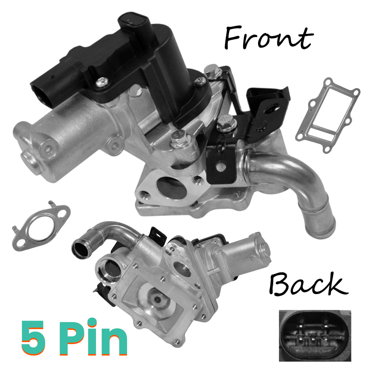 EGR Exhaust Valve For Hyundai: i40, ix35, Tucson, Kia: Carens, Optima, Sportage