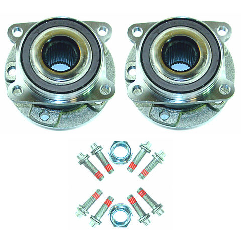 Rear Axle Wheel Bearing Hub Kit Pair for Chrysler: 200.0, Jeep: Cherokee