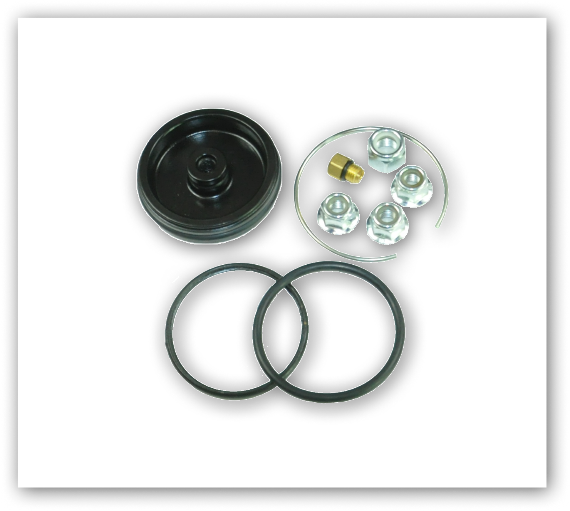 Air suspension compressor with air spring bellows for Mercedes Airmatic ride height