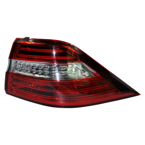 Replacement right rear LED tail light – side view showing lens curvature for Mercedes