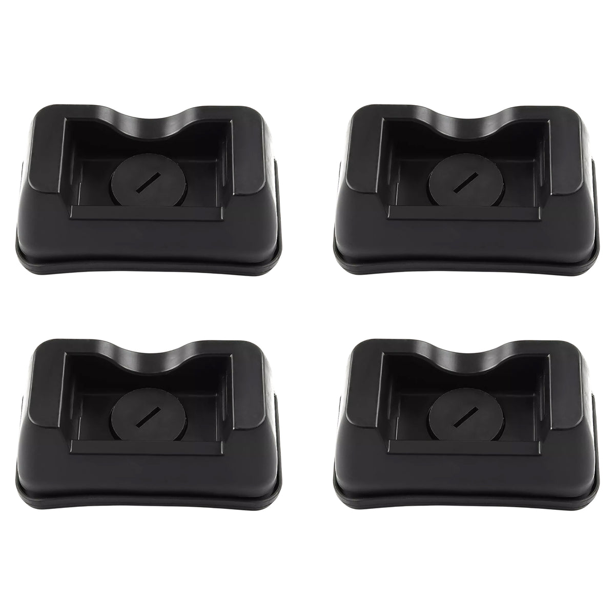Underbody Rubber Jacking Pad Lifting Support Blocks for Mercedes C, E, S-Class, CLK (4-Piece Set)