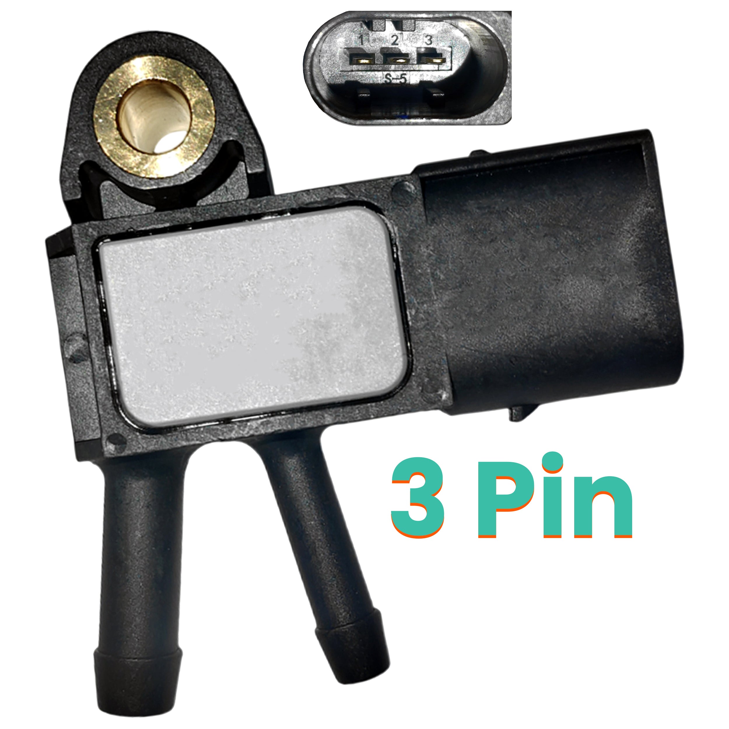 Dodge diesel exhaust pressure sensor differential measurement unit