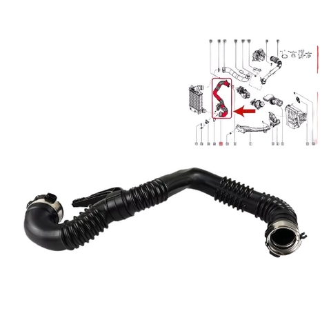 Turbo Intercooler Hose Pipe for Nissan: Qashqai, Qashqai/Qashqai+2, X-Trail, Renault: Kadjar