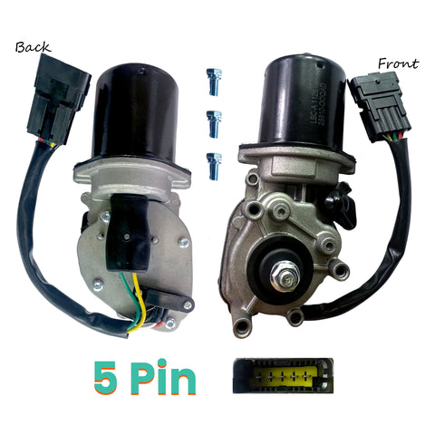 Front Windscreen Wiper Motor 5-Pin for Vauxhall Vivaro, Renault Trafic II, Nissan Primastar | 28810-00QAD
