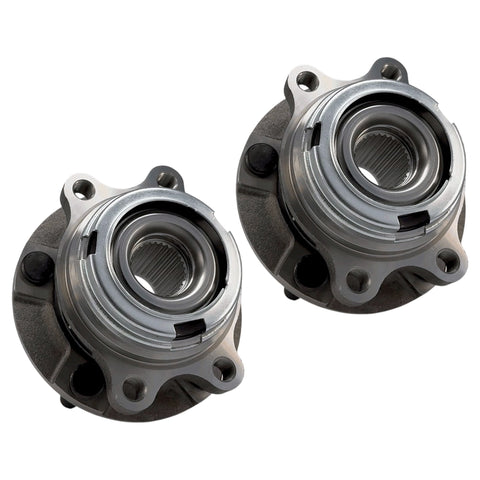Front Wheel Hub Bearing Left & Right Pair for Nissan Murano II Z51, Elgrand E52 (2-Piece)
