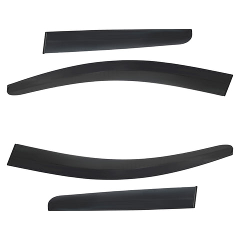 4pcs Of Front & Rear Wind Deflectors for Nissan: Qashqai+2