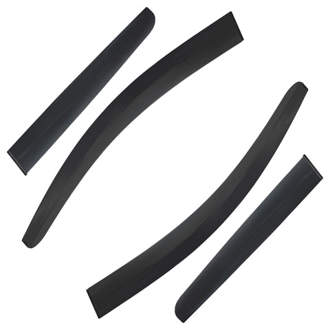 4pcs Of Front & Rear Wind Deflectors for Nissan: Qashqai+2