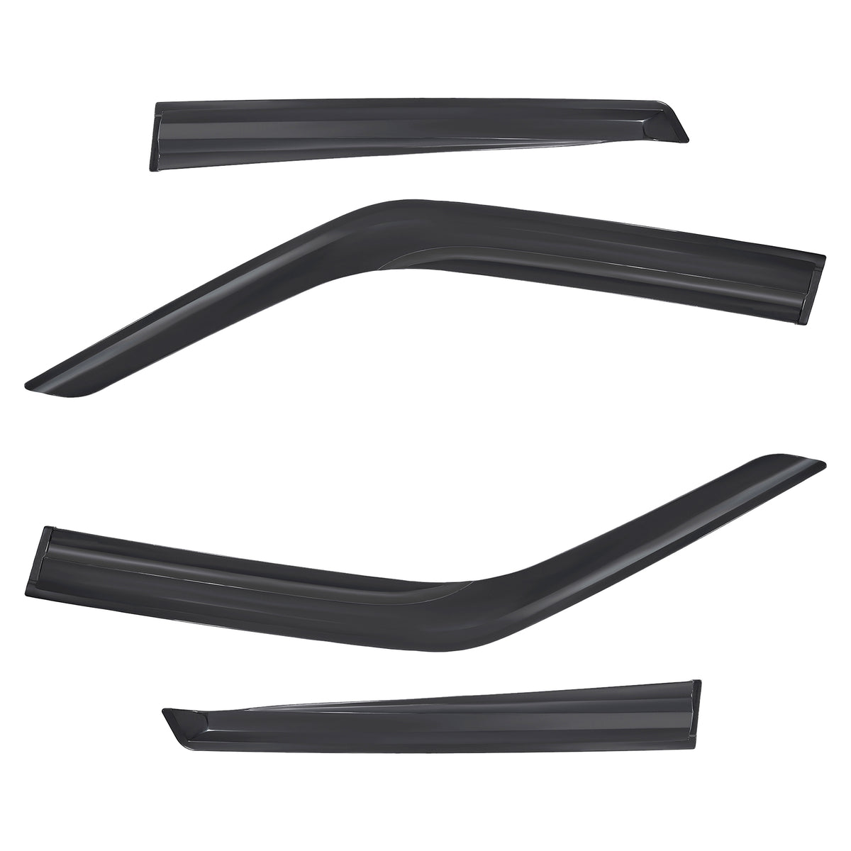 4pcs Of Front & Rear Wind Deflectors for Nissan: Juke 2011-2019 SUV