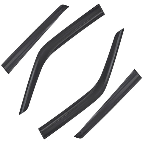 4pcs Of Front & Rear Wind Deflectors for Nissan: Juke 2011-2019 SUV