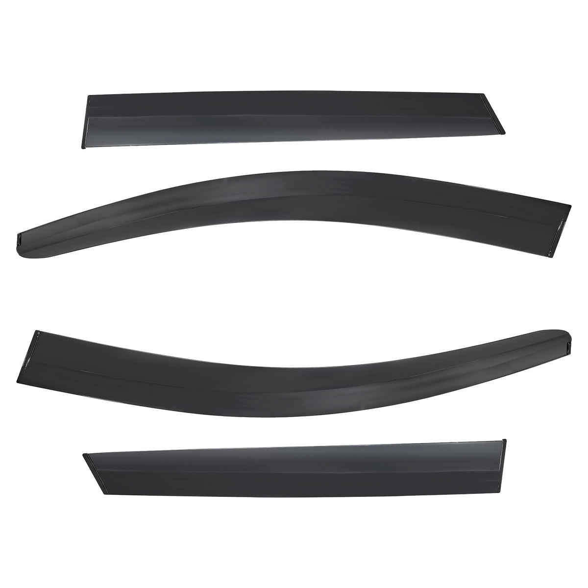 4pcs Of Front & Rear Wind Deflectors for Nissan: Qashqai 2014-2021