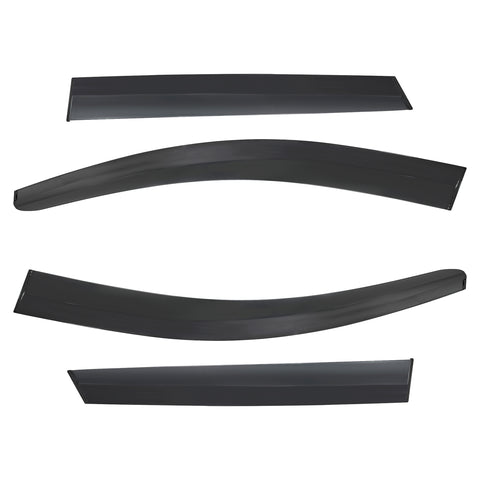 4pcs Of Front & Rear Wind Deflectors for Nissan: Qashqai 2014-2021